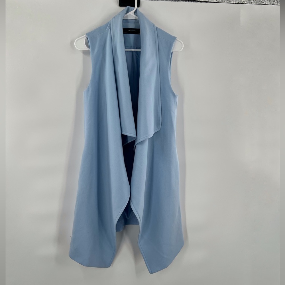 The Limited blue cardigan duster sleeveless size XS